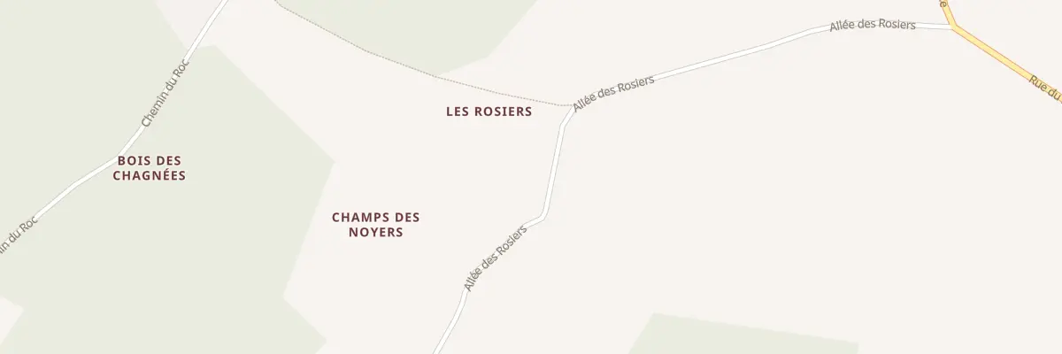 Plan du 25 All des Rosiers à Champagne