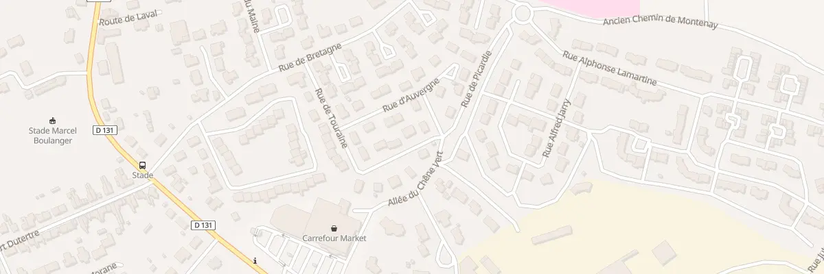 Plan du 6 Rue de Gascogne à Ernée
