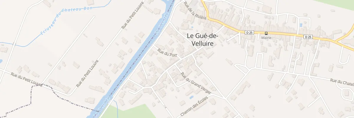 Plan du 1 Rue du port au Gué-de-Velluire