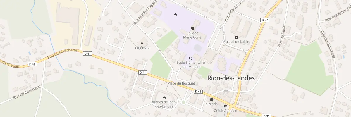 Plan du 48 Rue de Mâa à Rion-des-Landes