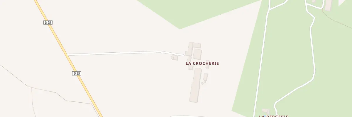 Plan du 300 Che de la Crocherie à Pommerieux