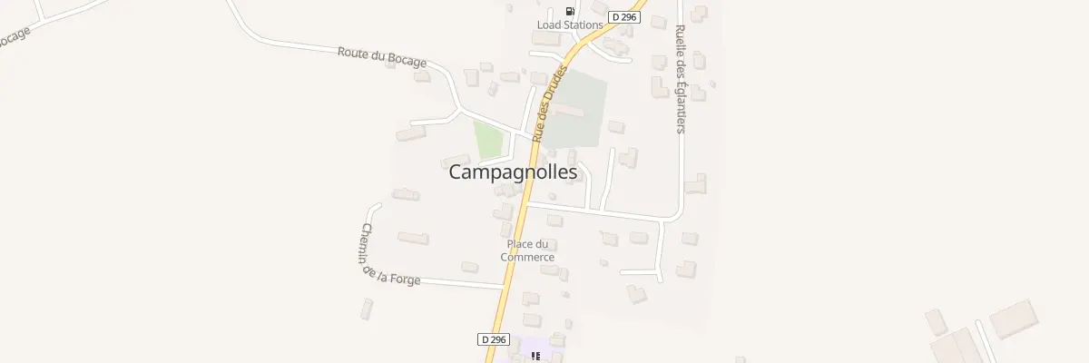 Plan du 380 Rue des Drudes à Campagnolles