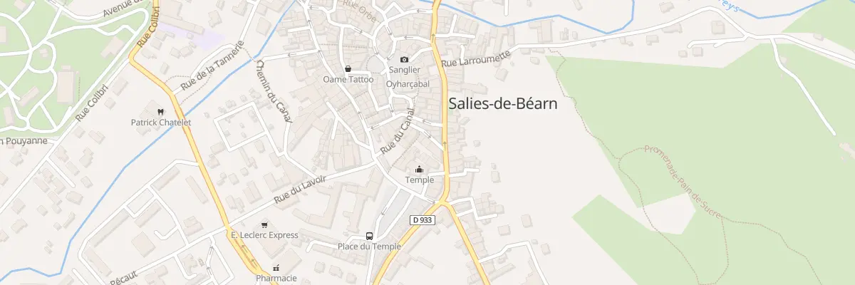 Plan du 7 Rue du Sanglier à Salies-de-Béarn