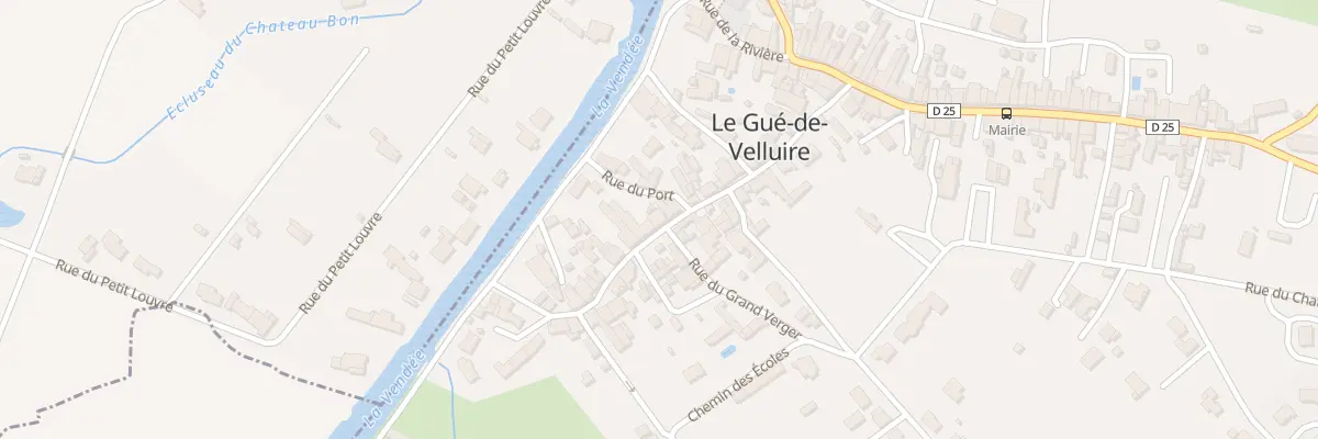 Plan du 14 Rue du chereau au Gué-de-Velluire