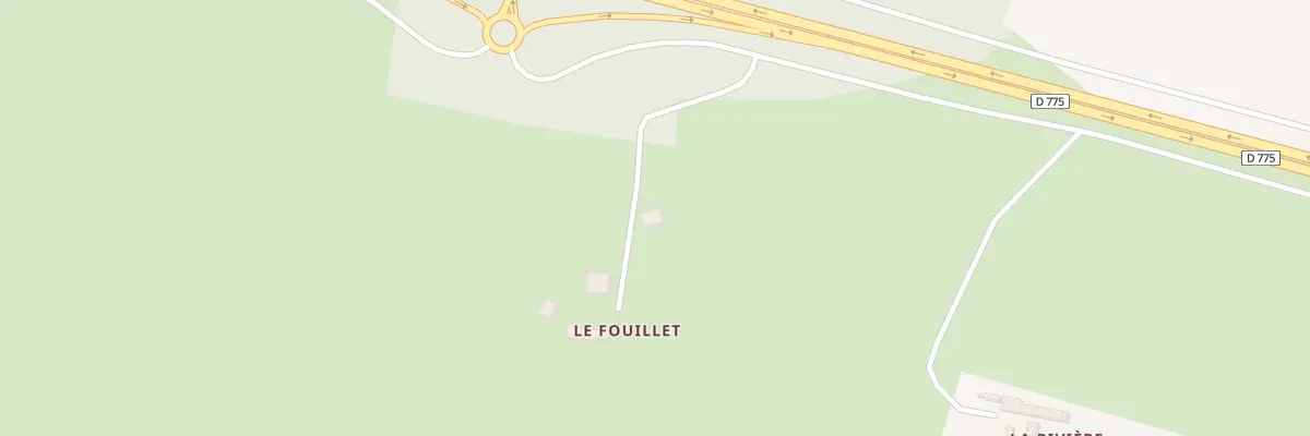 Plan du 195 Che du Fouillet à Segré-en-Anjou Bleu