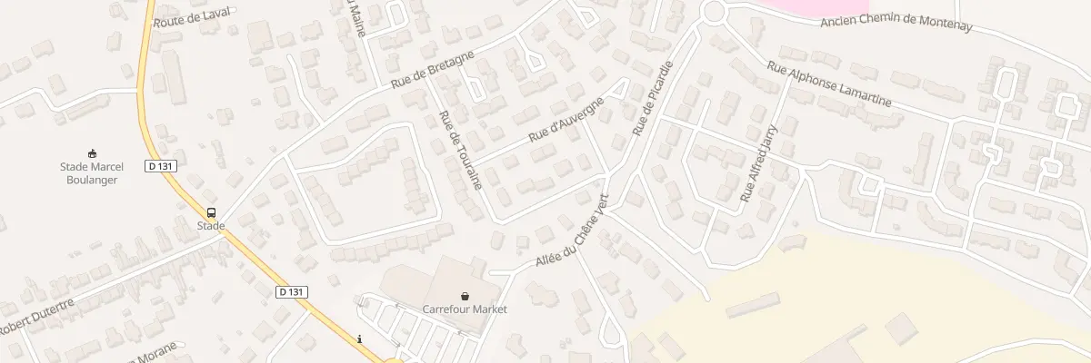 Plan du 4 Rue de Gascogne à Ernée