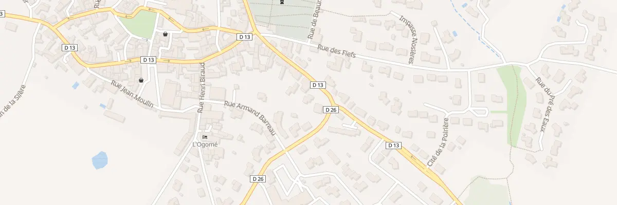 Plan du 21 Rue du Mal de Lattre de Tassig au Boupère