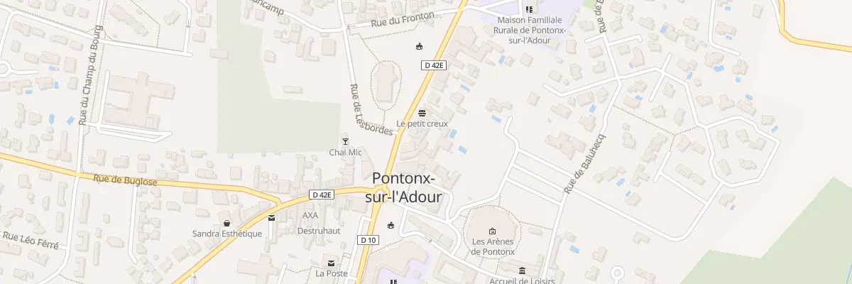 Plan du 4 Av du Marensin à Pontonx-sur-l’Adour