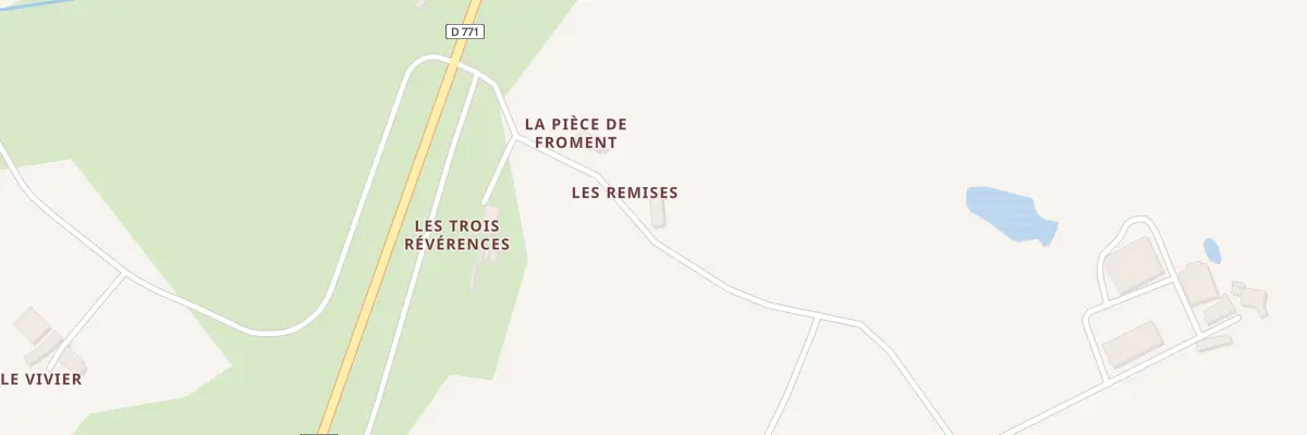 Plan du 191 Che de l’Odière à La Chapelle-Craonnaise