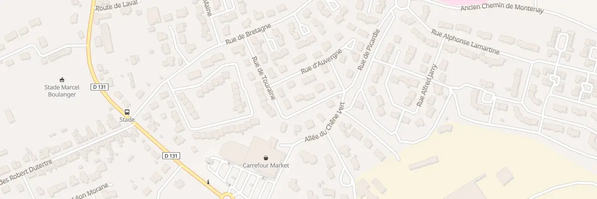 Plan du 2 Rue de Gascogne à Ernée