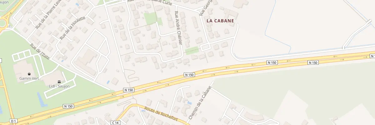 Plan du 34 Rue André Chenier à Saujon
