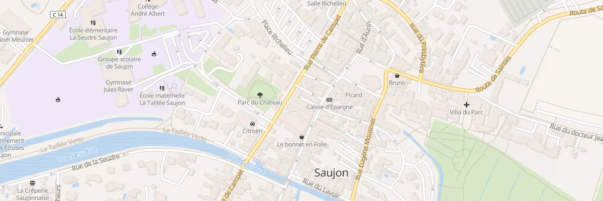 Plan du 37 Rue Pierre de Campet à Saujon
