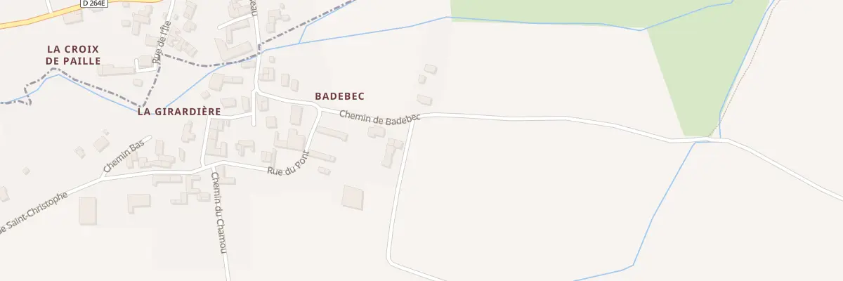 Plan du 7 Che de Badebec à Saint-Christophe