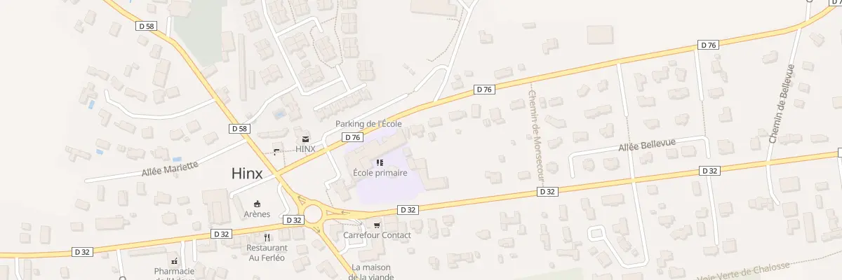 Plan du 212 Rte de Gamarde à Hinx