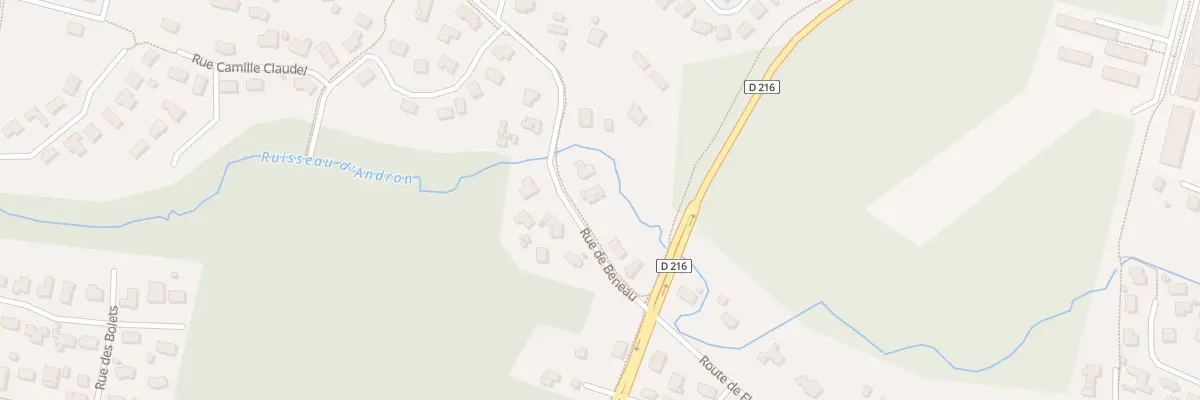 Plan du 55 Rue de Beneau à Mios