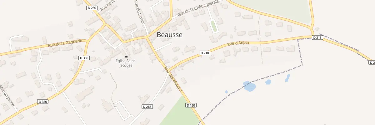 Plan du 6 Rue d’Anjou (Beausse) à Mauges-sur-Loire