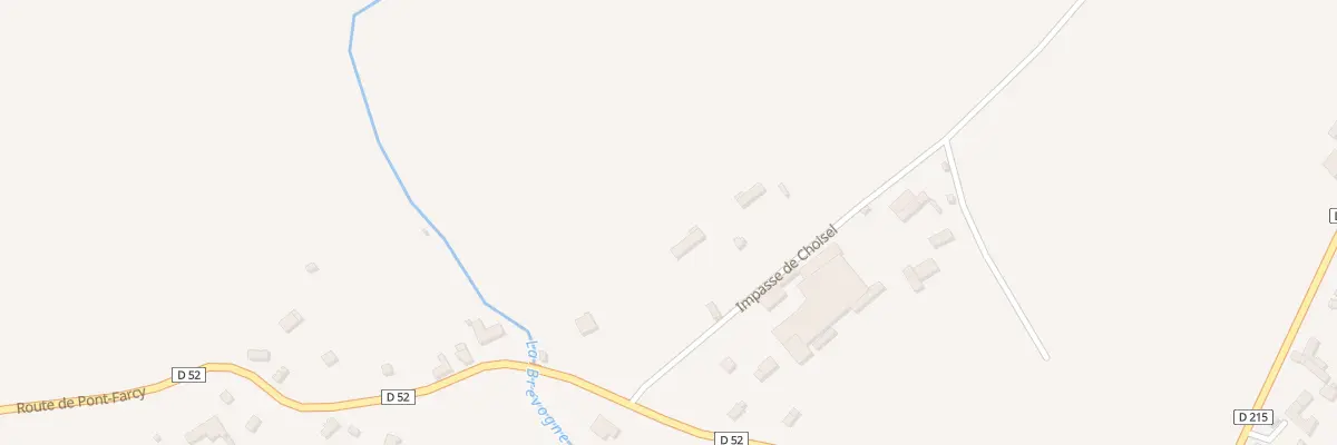 Plan du 105 Imp de Choisel - Coulonces à Vire Normandie