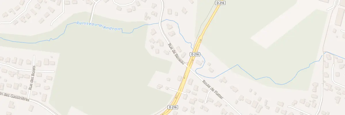 Plan du 1 Rue de Beneau à Mios