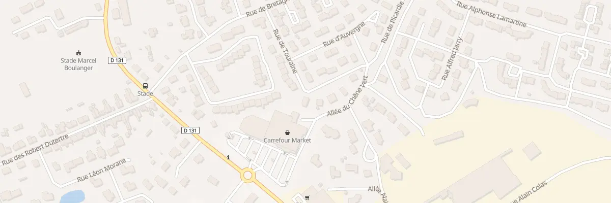 Plan du 1 Rue de Gascogne à Ernée