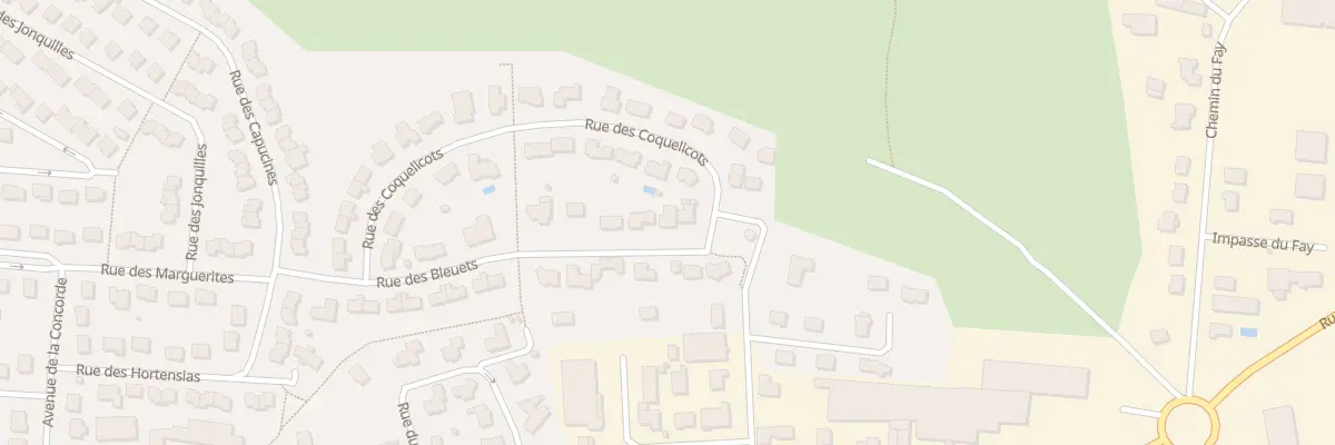 Plan du 17 Rue des Bleuets à Ernée