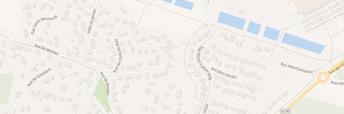 Plan du 35 Rue de l’Orée du Bois à Mios