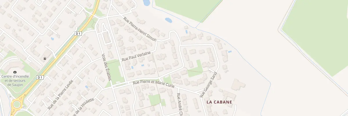 Plan du 36 Rue Pierre-Henri Simon à Saujon