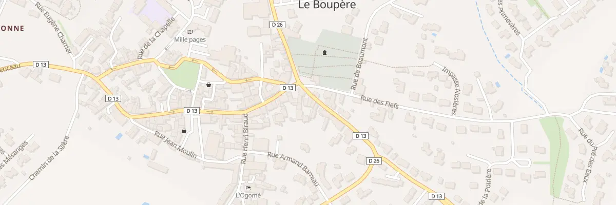 Plan du 11 Rue du Mal de Lattre de Tassig au Boupère