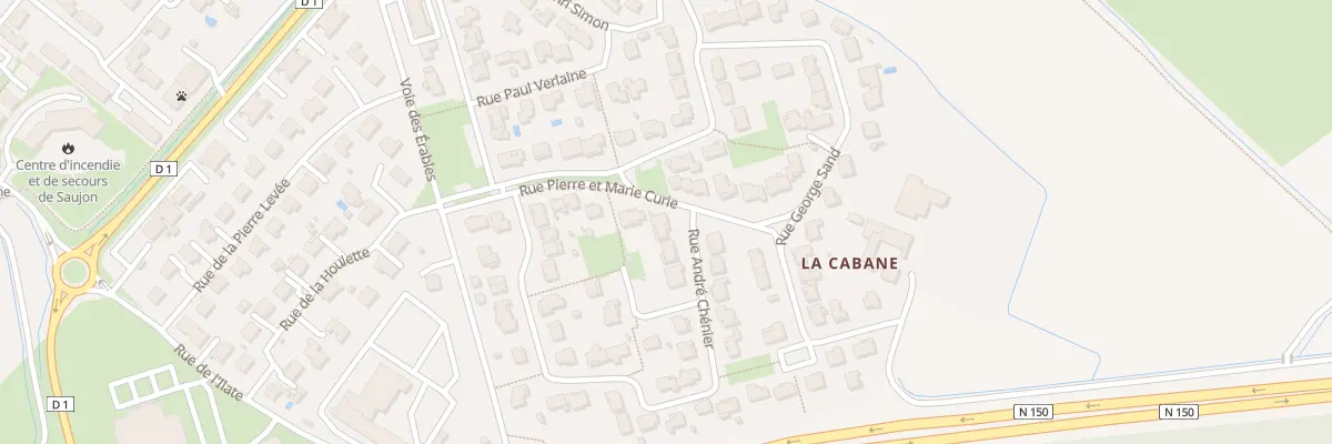 Plan du 33 Rue André Chenier à Saujon
