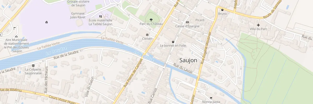Plan du 23A Rue Pierre de Campet à Saujon
