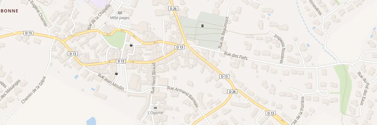 Plan du 7 Rue du Mal de Lattre de Tassig au Boupère