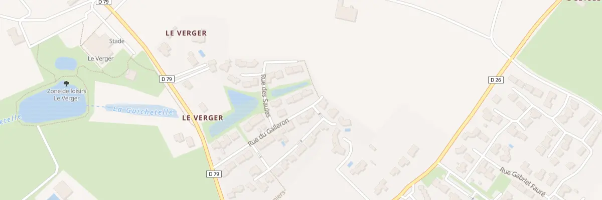 Plan du 17 Rue du Galleron à Saint-Paul-en-Pareds