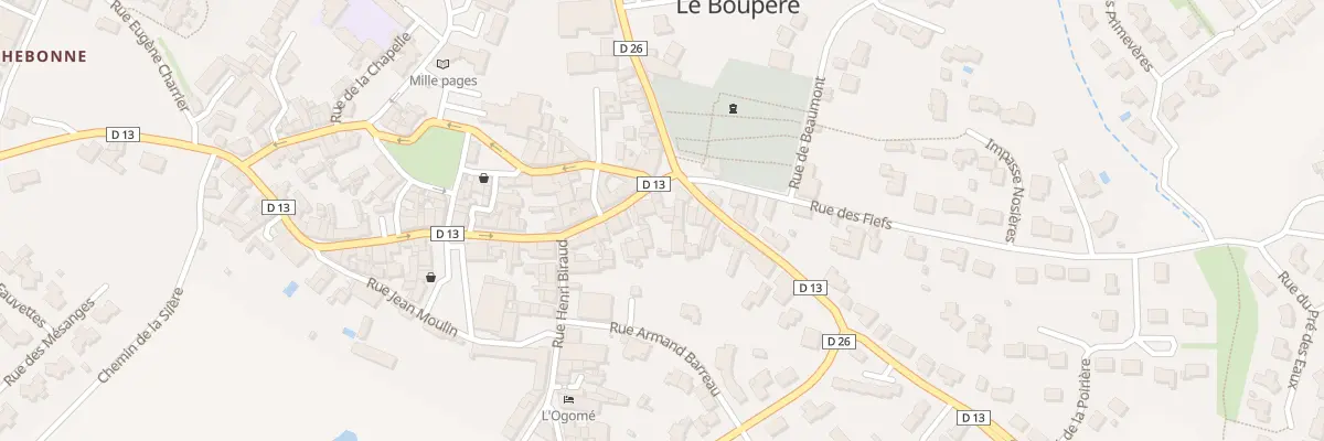 Plan du 2 Rue général de gaulle au Boupère
