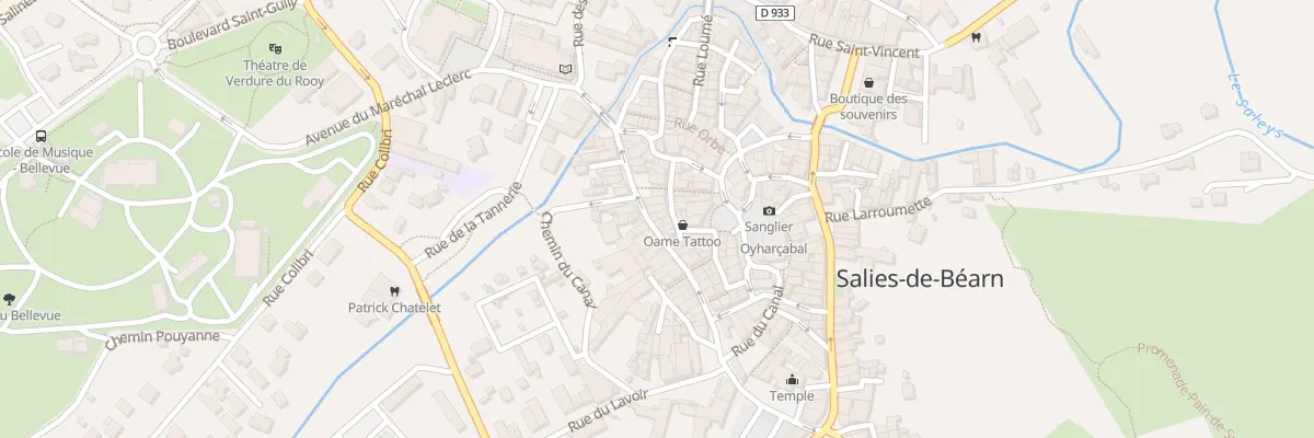 Plan du 17 Rue Paul Jean Toulet à Salies-de-Béarn