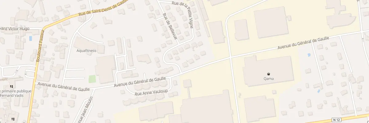 Plan du 23 Av du Général de Gaulle à Ernée