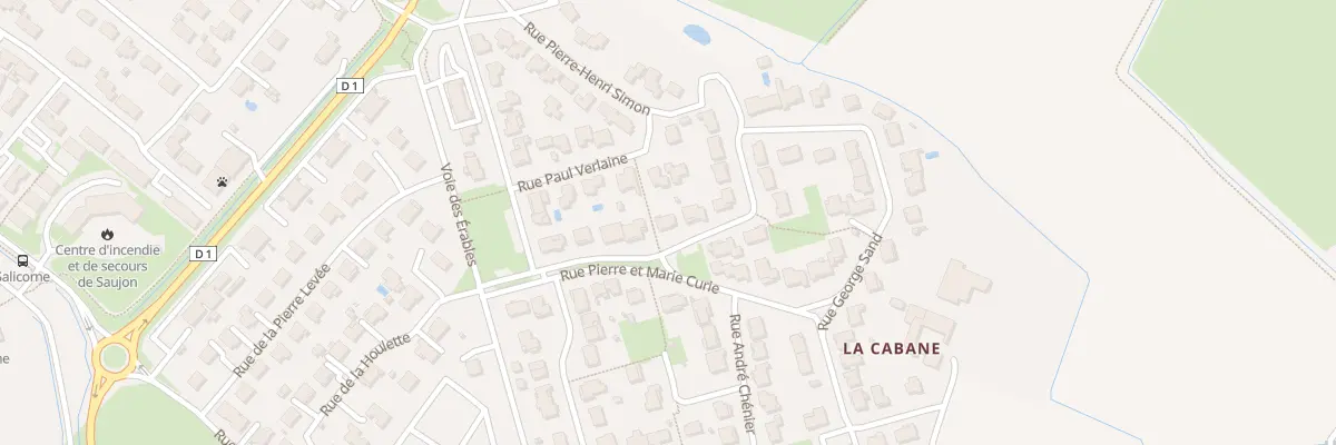 Plan du 42 Rue Pierre-Henri Simon à Saujon
