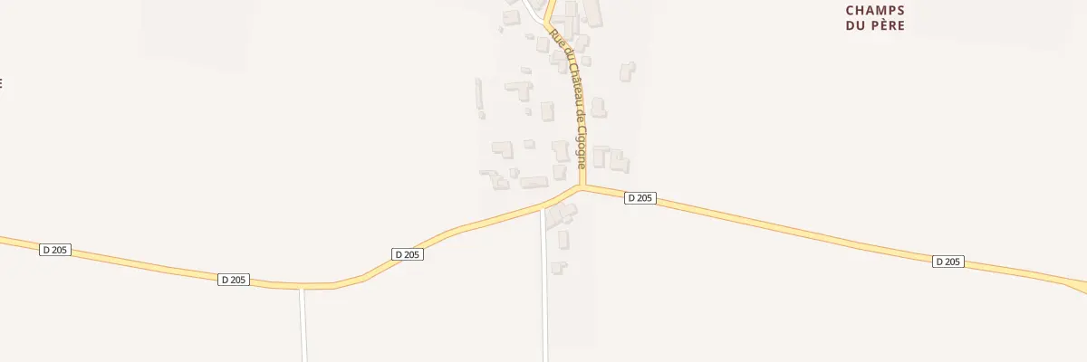 Plan du 32 Rue du Château de Cigogne au Thou