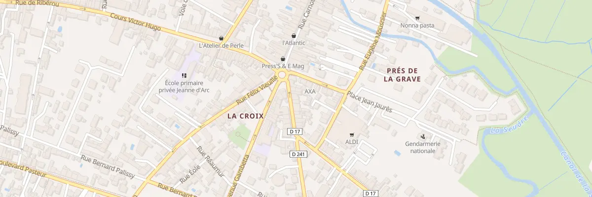 Plan du 7 Rue Jules Dufaure à Saujon