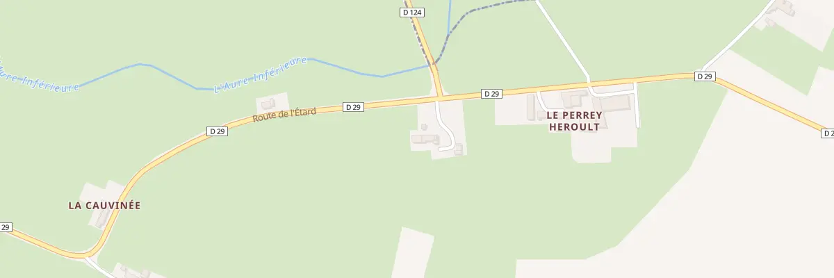 Plan du 5245A Le Perrey Heroult à Trévières