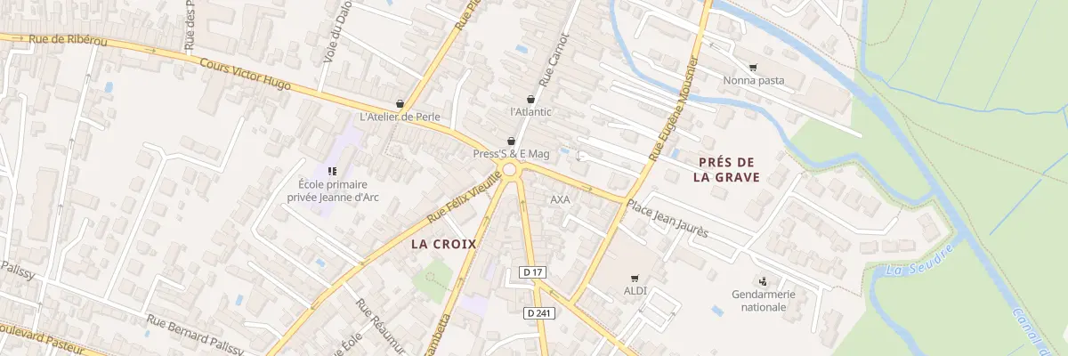 Plan du 2 Rue du Doc Faneuil à Saujon