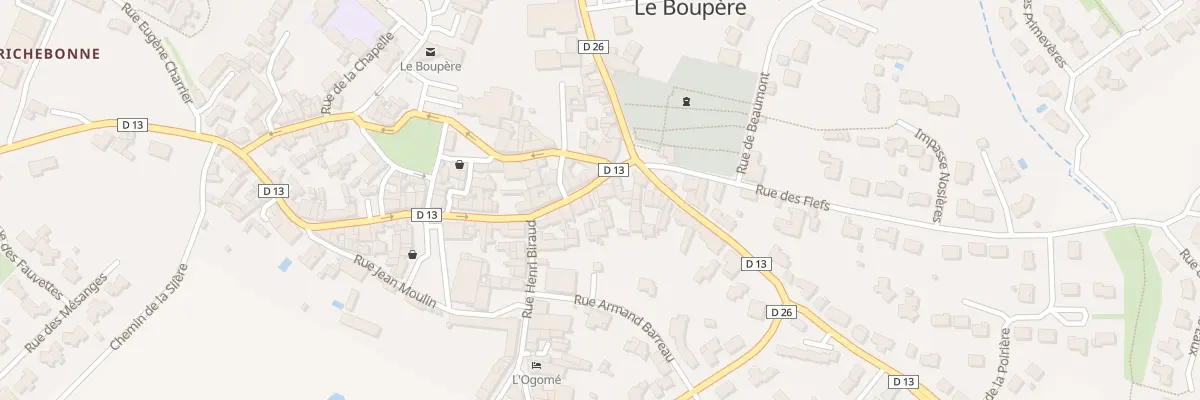 Plan du 4 Rue général de gaulle au Boupère