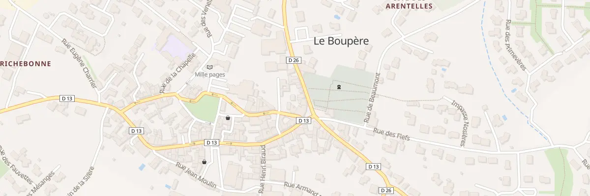 Plan du 10 Rue de la marne au Boupère