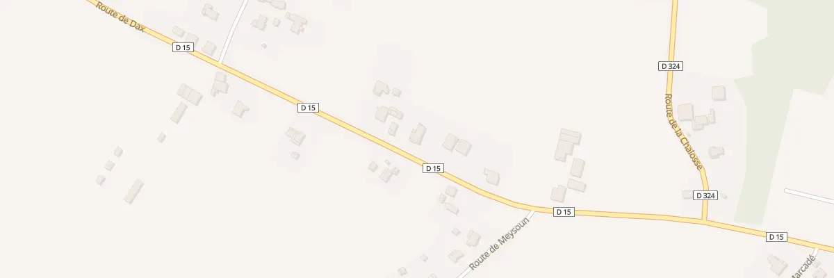 Plan du 846 Rte de Dax à Clermont