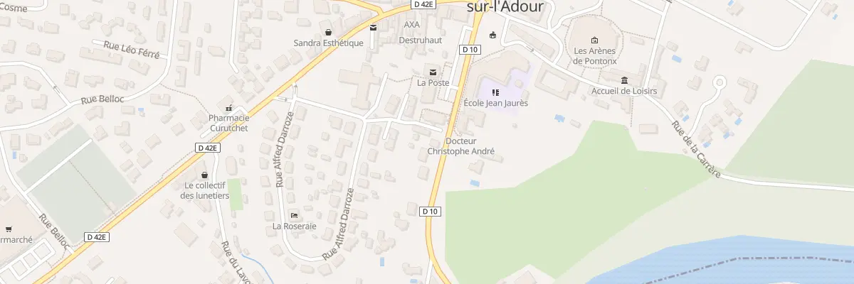 Plan du 168 Av de la Chalosse à Pontonx-sur-l’Adour