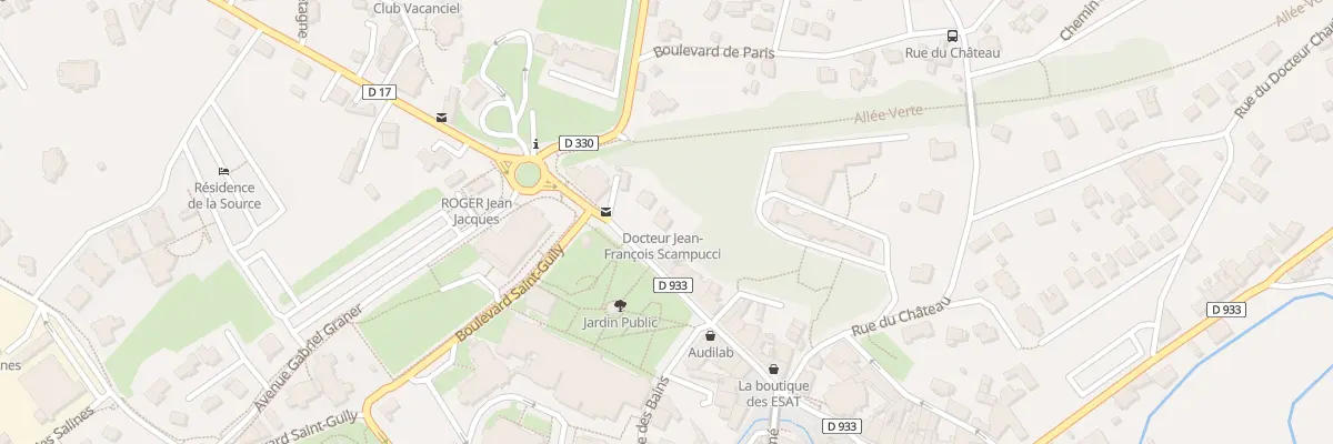 Plan du 22 Crs du Jardin Public à Salies-de-Béarn