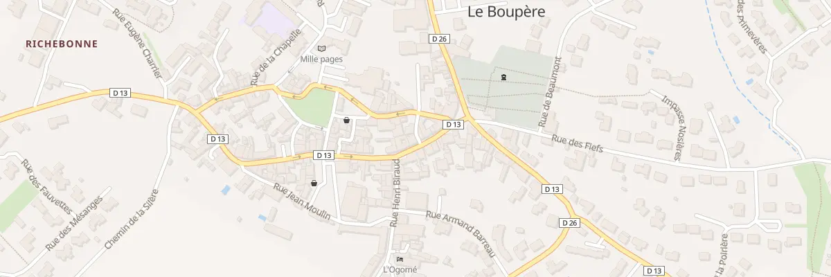 Plan du 5 Rue général de gaulle au Boupère