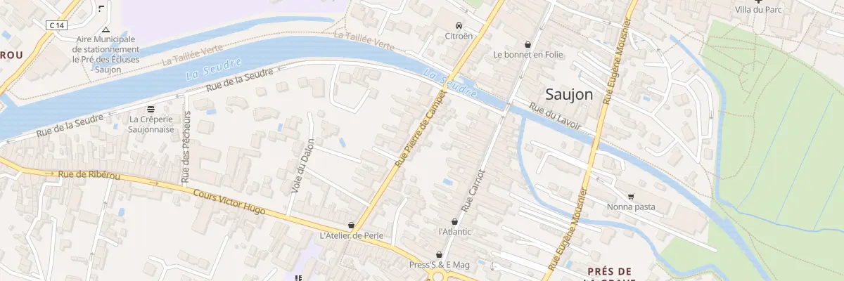 Plan du 11 Rue Pierre de Campet à Saujon