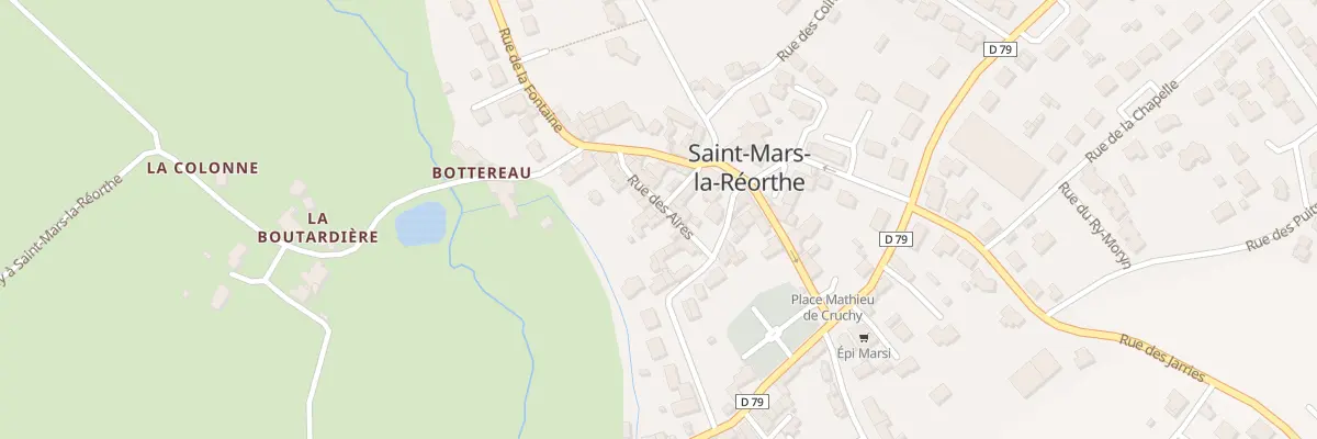 Plan du 1 Rue des Aires à Saint-Mars-la-Réorthe