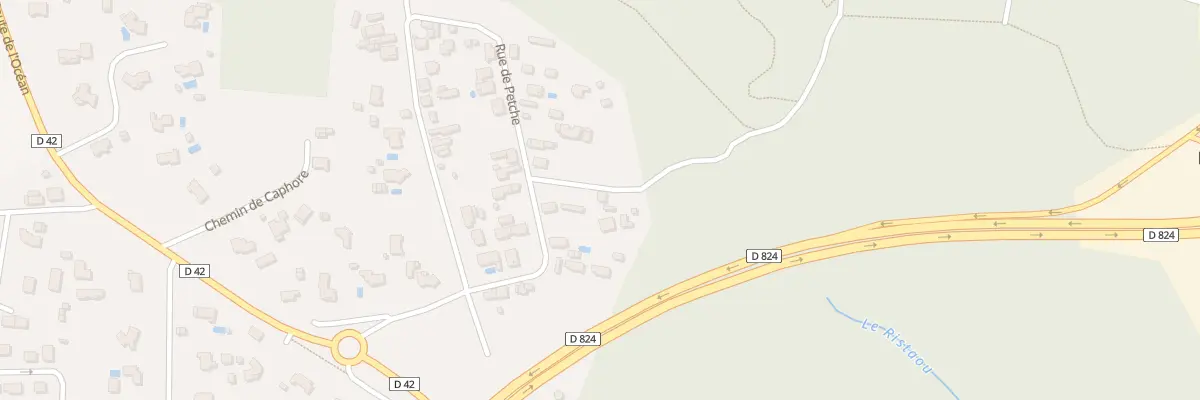 Plan du 270 Rue de Petche à Pontonx-sur-l’Adour