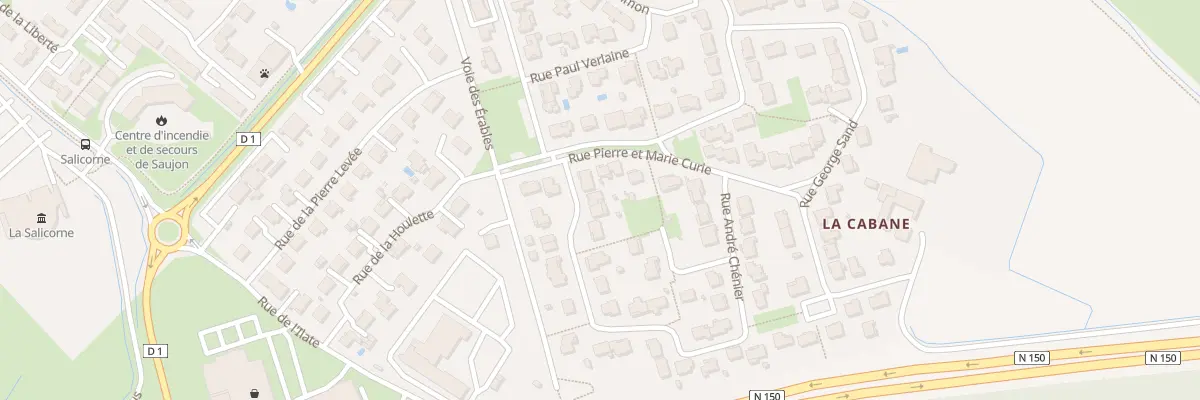 Plan du 3 Rue André Chenier à Saujon