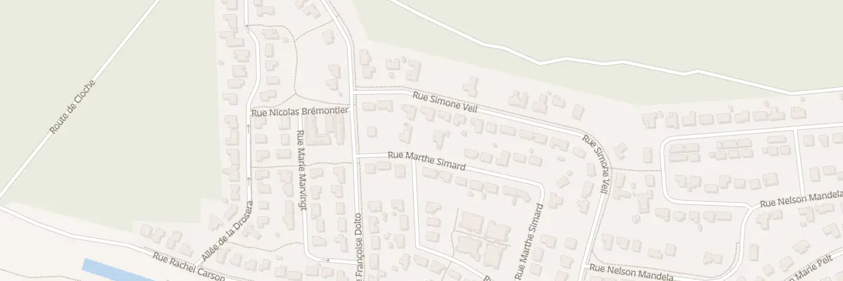 Plan du 30 Rue Marthe Simard à Mios